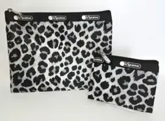 エクラ付録 レスポートサック　レオパード柄ポーチセット