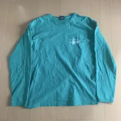 Stüssy 長袖Tシャツ Sサイズ ターコイズブルー