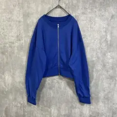 clear クリア　ダブルジップカットソートップス　スウェット　ブルー　フリーのサムネイル