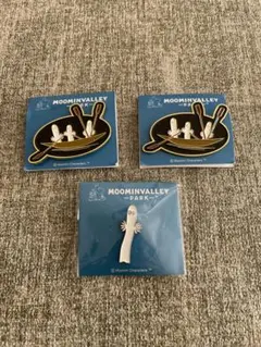 ムーミンバレー・パーク ピンバッジ 3個セット
