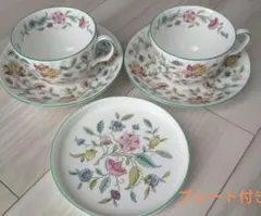 MINTON　カップ＆ソーサ2客　プレート1枚セット　ミントン