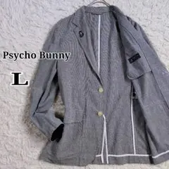 【美品】Psycho Bunny　春夏ジャケット　シアサッカー　チェック　段返り