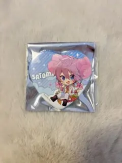 すとぷり さとみ ハート缶バッジ