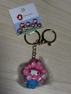 マイメロ EXPO2025 ミャクミャクなりきり立体マスコットキーホルダー