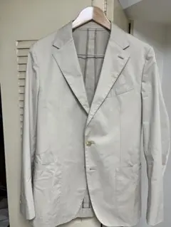 CARUSO ベージュ テーラードジャケット