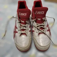 asics スパイクシューズ ホワイト/レッド ポイントスパイク　27cm