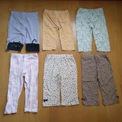 キッズ 西松屋 レギンス パンツ 6枚 120cm まとめ売り 女の子