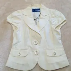 BURBERRY BLUE LABEL テーラードジャケット 38　アイボリーのサムネイル