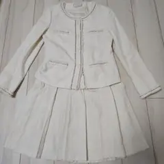 any sis ホワイト スカートスーツ