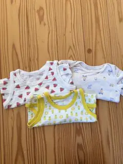 ベビー用肌着3枚セット 80