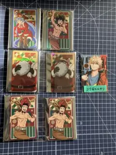 〈6点セット〉僕のヒーローアカデミア クリスマス ホロカードコレクション