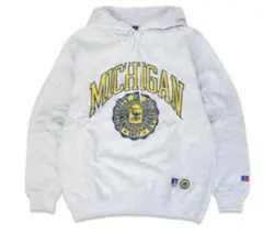 RUSSELL ATHLETIC MICHIGAN パーカー　グレー