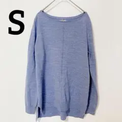 Croft&Barrow 【S】センターライン ニット セーター ブルー