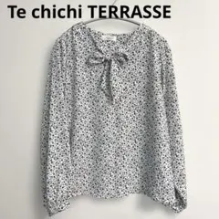 Te chichi TERRASSE♡リバティプリントブラウス♡タイつき