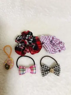 美品】ヘアゴム・シュシュ 5点セット