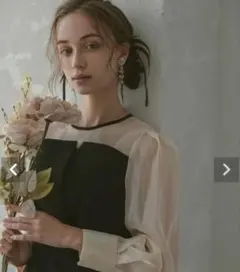 新品★ドリードール　パフスリーブ ビスチェ マーメイドライン ワンピース