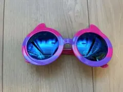 【美品】サングラス ピンク紫 チェシャ猫