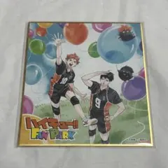 ハイキュー　ファンパーク　色紙　日向翔陽　影山飛雄