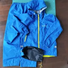 mont-bell レイントレッカー　レインウェア上下　キッズ140