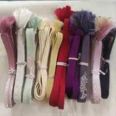 帯締め 10本セット 多色