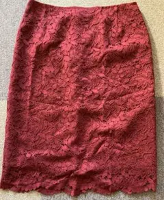 ユナイテッドアローズUNITED ARROWS 花柄レーススカート