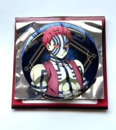 鬼滅の刃　缶バッジ　猗窩座　上弦　海外限定　ポップアップストア　新品未使用