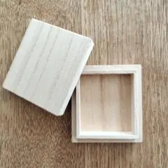 木製 小物入れ 正方形　木箱