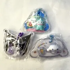 サンリオパッケージチャーム　シナモロール　クロミ　ハンギョドン