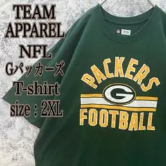 IT241 US古着NFLチームアパレル大人気グリーンベイパッカーズロゴTシャツ