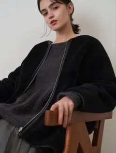 【試着のみ】エレンディークWOOL BOA REVERSIBLE SCT