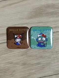 【サンリオ&サーティワン】50周年記念 ピンバッジ 2個セット