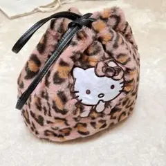 ハローキティ ヒョウ柄バッグ トートバッグ