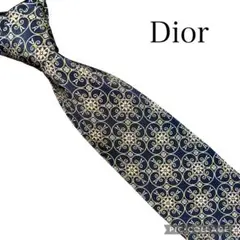 ✨美品✨　Dior クリスチャンディオール　ネクタイ ペイズリー　ネイビー