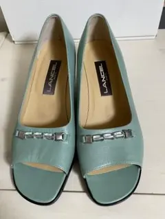 LANCEL ランセルオープントゥパンプス　革のサムネイル