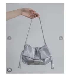 VACANCY 　ヴァカンシー　シルバー　ショルダーバッグ　2wayのサムネイル