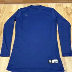 DESCENTE ネイビー 長袖 アンダーシャツ Lサイズ