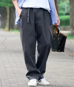 CIAOPANIC TYPY コットンツイルベルティッドイージーパンツ