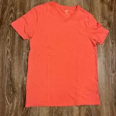 GAP オレンジ Vネック Tシャツ メンズS