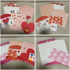 BTS 【bt21】レターセット TATA RJ COOKY まとめ売り セット