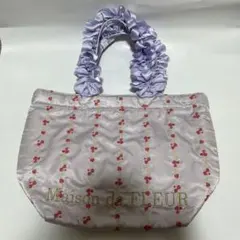メゾンドフルール　ミニトートバッグ　バラ刺繍