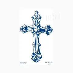 【新作】ジャグアタトゥーシール＊JC-099 クロス　十字架