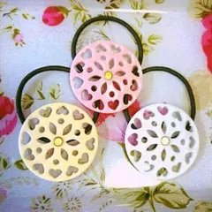 ヘアゴム　色違い　3点セット