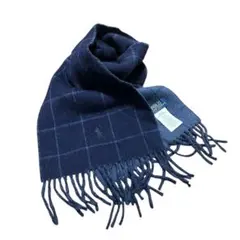 POLO Ralph Lauren マフラー ネイビー チェック イタリア製