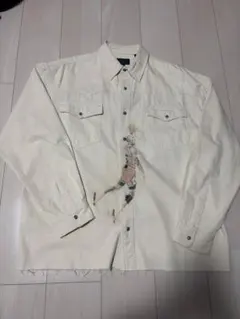 デニムジャケット クリーム色