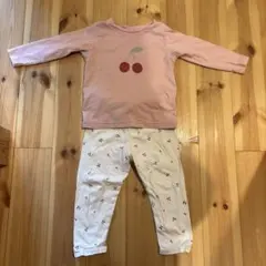 apres les coursチェリー柄　パジャマ95cm