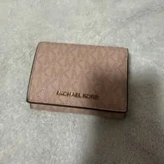 マイケルコース　MICHEAL KORS 財布　シグネチャー　ピンク