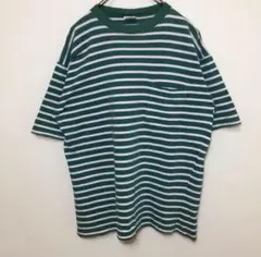 GAP ギャップ 半袖 Tシャツ 90s ボーダー シングルステッチ 希少 古着