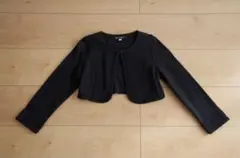 BeBe 黒 フォーマルボレロ　120サイズ