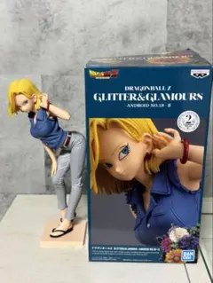 【美品】ドラゴンボール人造人間18号フィギュア GLITTER&GLAMOURS