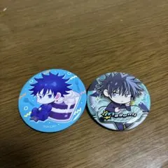 呪術廻戦伏黒恵缶バッチ２点